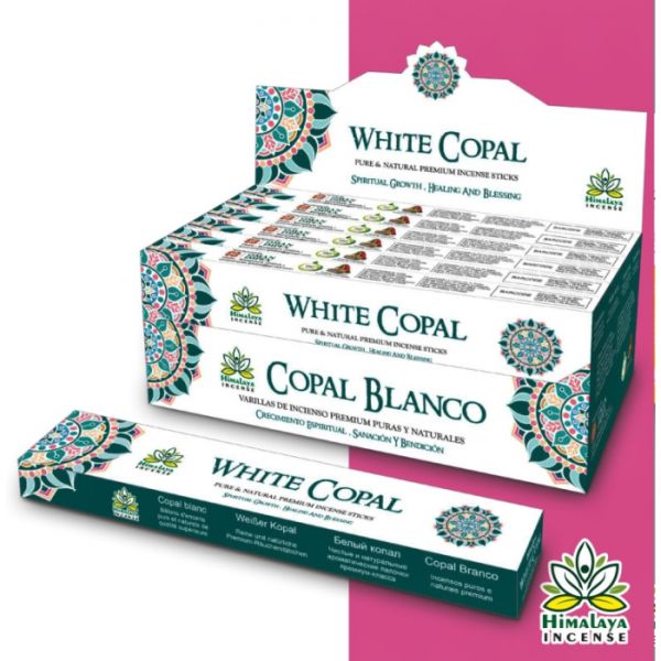 Аромапалички пилкові Himalaya Mandala White Copal 15 грам Білий Ладан