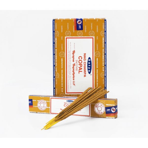 Аромапалочки пыльцевые натуральные Копал SATYA COPAL (ПЛОСКАЯ ПАЧКА)
