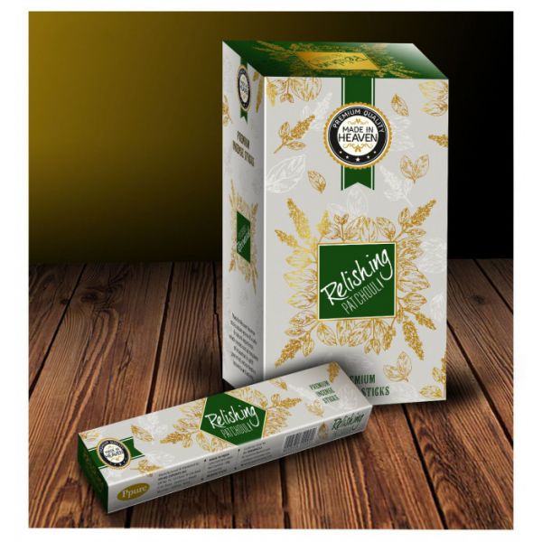 Аромапалочки пыльцевые натуральные Наслаждение пачулем MADE IN HEAVEN Relishing Patchouli