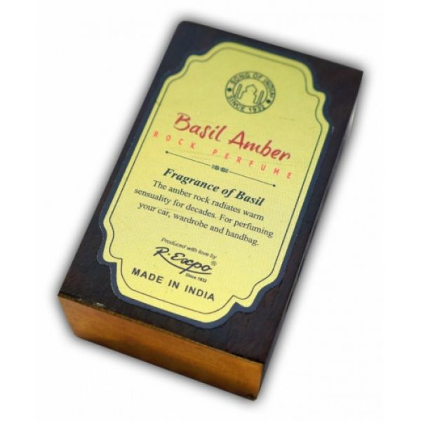 Ароматична смола в коробочці Basil Amber