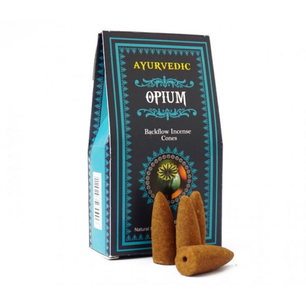 Ароматичні конуси для Backflow Опіум Ayurvedic BACK FLOW CONES OPIUM