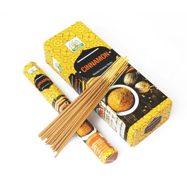 Ароматичні палички NAMASTE INDIA CINNAMON Кориця (шестигранник)