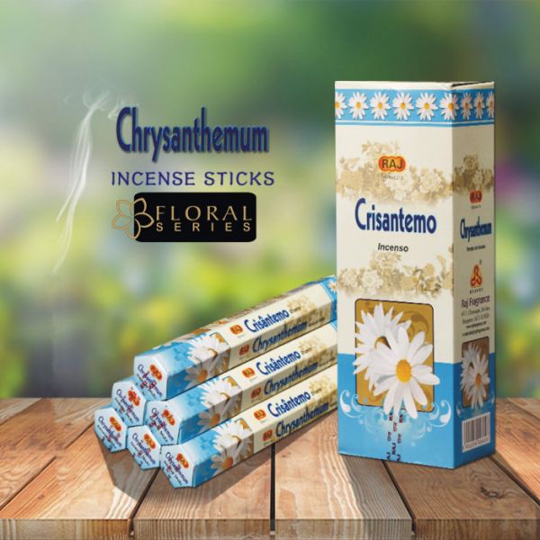 Ароматичні палички RAJ CHRYSANTHEMUM (шестигранник) Хризантема