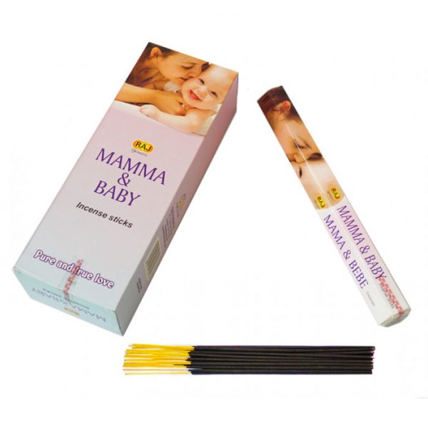 Ароматичні палички RAJ MAMMA AND BABY (шестигранник) Мама та Дитина