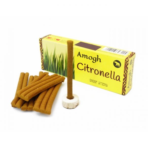 Ароматические палочки цитронеллы Amogh dhoop Citronella (безосновные)