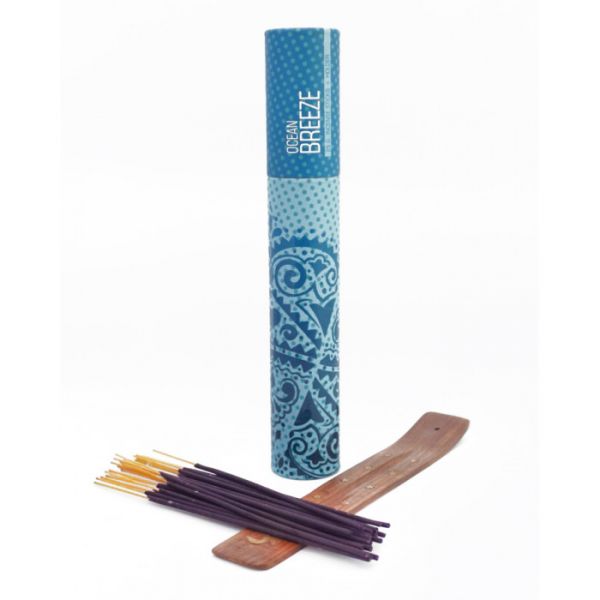 Ароматичні палички в тубусі ОКЕАНСЬКИЙ БРИЗ 20 шт + підставка