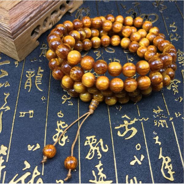 Чотки з кореня морської верби 12мм 108 намистин