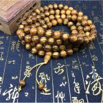 Чётки из корня морской ивы 14мм 108 бусин