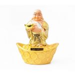 Хотей в чаше изобилия на солнечной батарейке