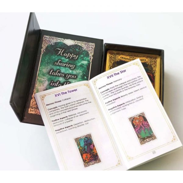 Карти ТАРО КТУЛХУ ВОЛОДАРЯ ЗЛИХ ДУХІВ KESULU MYTHOLOGY TAROT