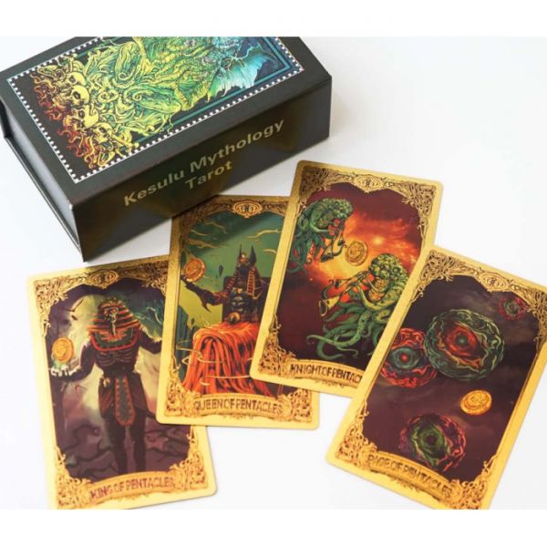 Карти ТАРО КТУЛХУ ВОЛОДАРЯ ЗЛИХ ДУХІВ KESULU MYTHOLOGY TAROT