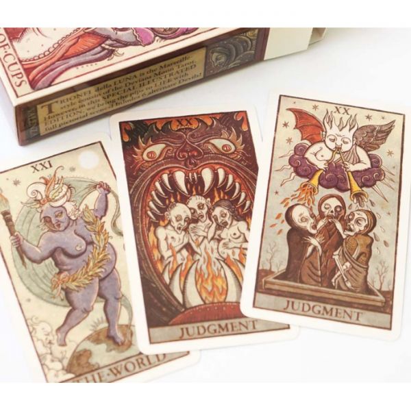Карти ТАРО ТРІУМФИ МІСЯЦЯ ВЕЛИКА TRIONFI DELLA LUNA TAROT