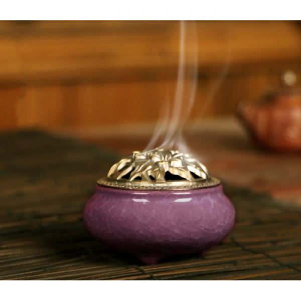 Курильниця для пахощів "Тріснувший лід" Фіолетовий