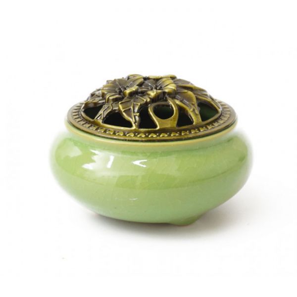 Курильниця для пахощів "Тріснувший лід" Салатовий