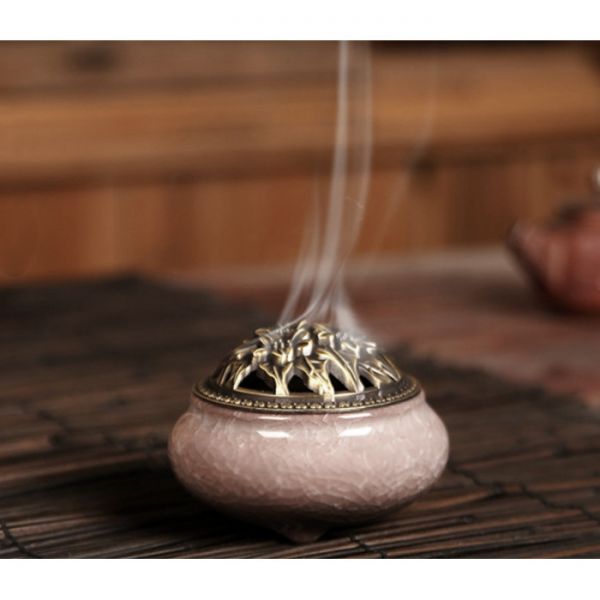 Курильниця для пахощів "Тріснувший лід" Світло-бузковий