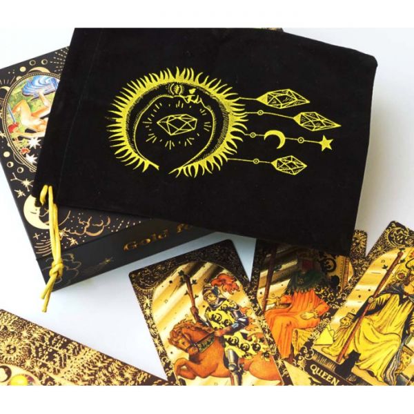 Набір карток ТАРО GOLD FOIL TAROT 10 предметів