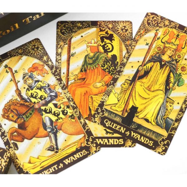 Набір карток ТАРО GOLD FOIL TAROT 10 предметів