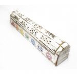 Підставка під аромапалички шкатулка з дерева манго "7 ЧАКР" №2