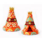 Підставка під аромаконуси Вігвам терракот №2