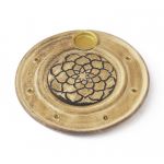 Підставка під аромапалички і конуси з дерева манго Тарілка Лотос