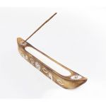 Підставка під аромапалички з дерева манго ЧОВЕН Біла