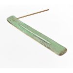 Подставка под аромапалочки из дерева манго ЛЫЖА Салатовая