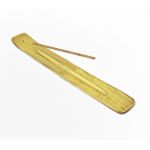 Подставка под аромапалочки из дерева манго ЛЫЖА Желтая