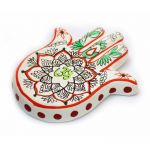 Підставка під аромапалички Рука Фатіми Ом терракот