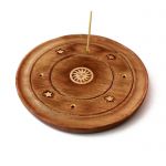 Подставка под ароматические палочки из красного дерева "ТАРЕЛКА" СОЛНЦЕ
