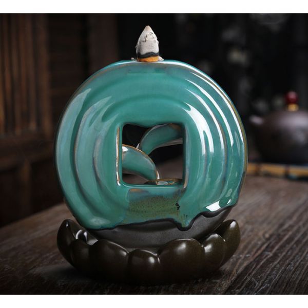 Підставка Рідкий дим кераміка "Чотири потоки" Коло